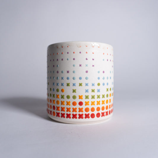 Rainbow XOXO Tumbler