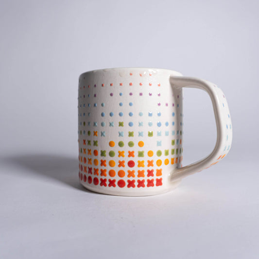 Rainbow XOXO Mug