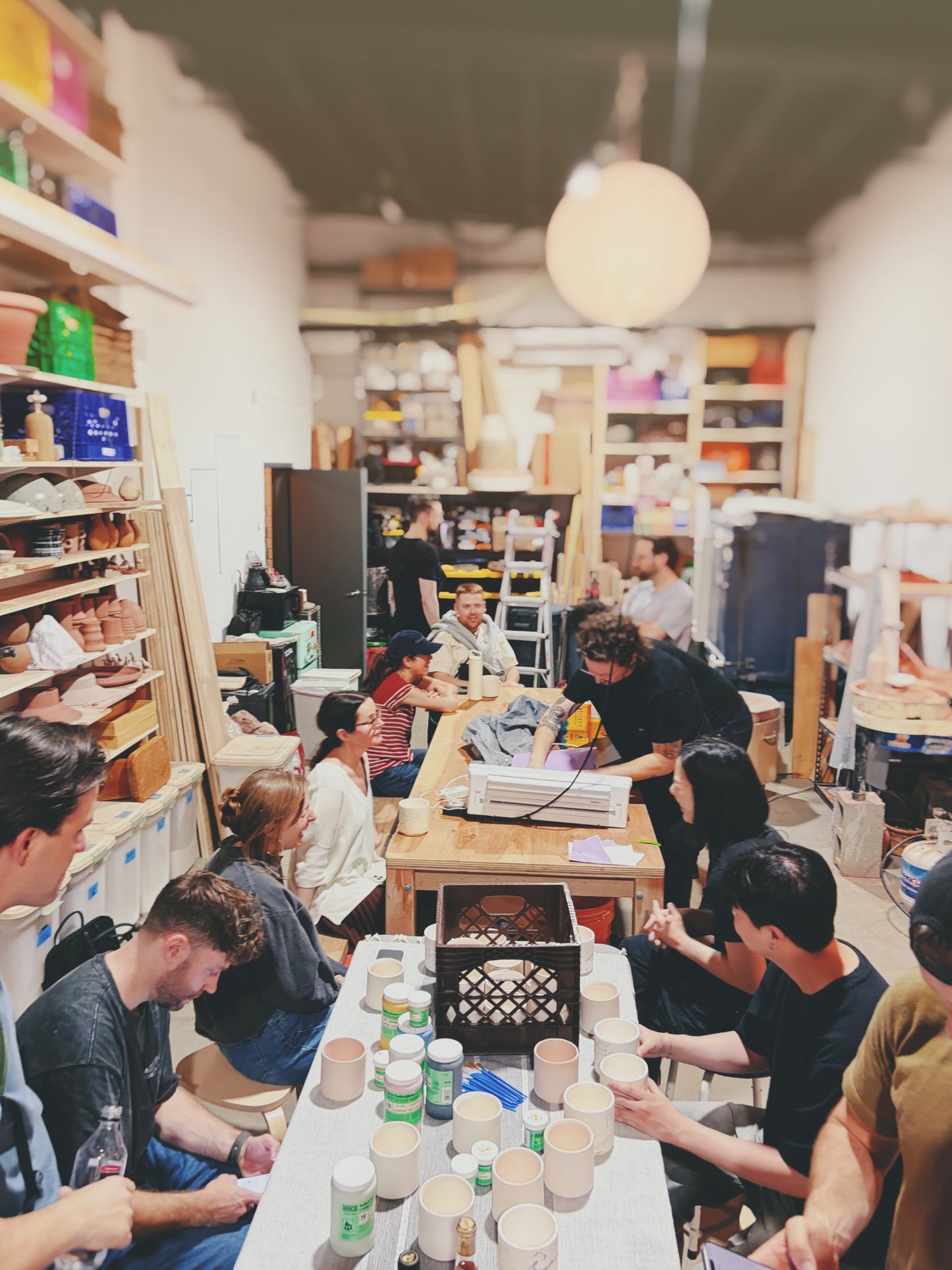Surface Mapping & Stenciling workshop w/ Kenny Sing @Conover Clayworks, Brooklyn